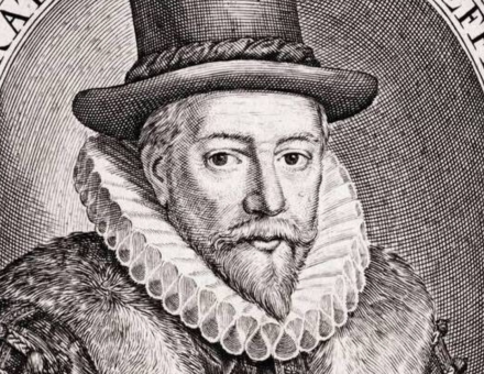 Muscovy Company governor Thomas Smythe, engraving by Simon de Passe, c.1605. incamerastock/Alamy Stock Photo.